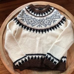 Intarsia sweater